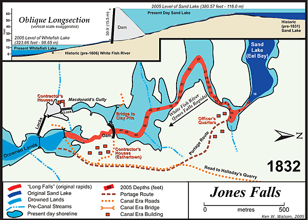 Jones Falls - 1826 and 1832 overlay