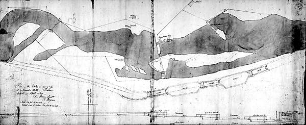 Lt. Frome's 1829 Merrickville Map