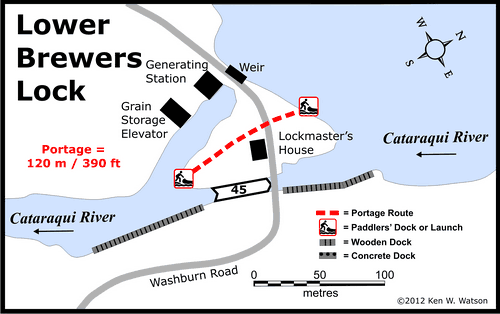 Map of Lower Brewers Lockstation