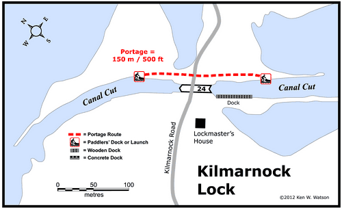 Map of Kilmarnock Lock