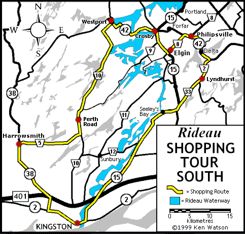 shopping south map