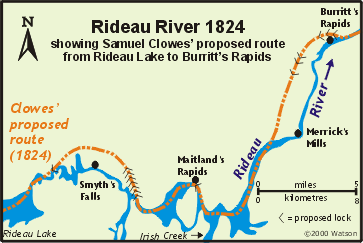Clowes 1824 Route