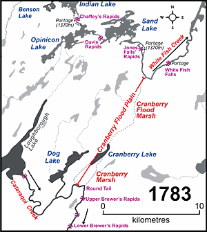 Cranberry Flood Plain in 1783