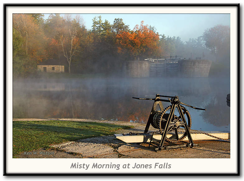Misty Morning at Jones Falls