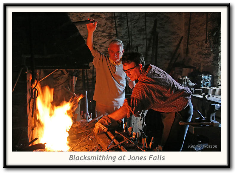 Blacksmithing at Jones Falls