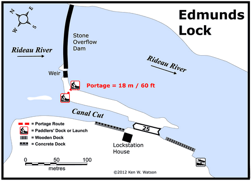 Map of Edmunds Lockstation