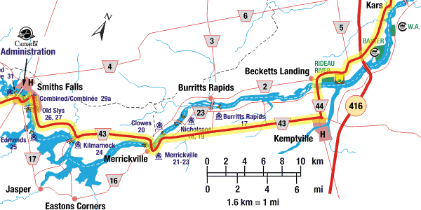 Rideau Heritage Route - Map 4