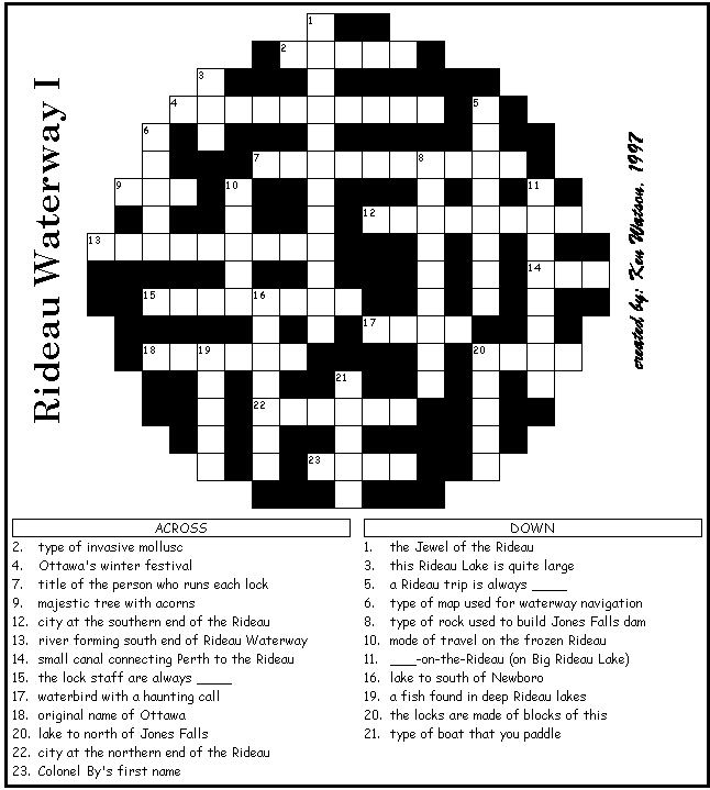 Rideau Puzzle I
